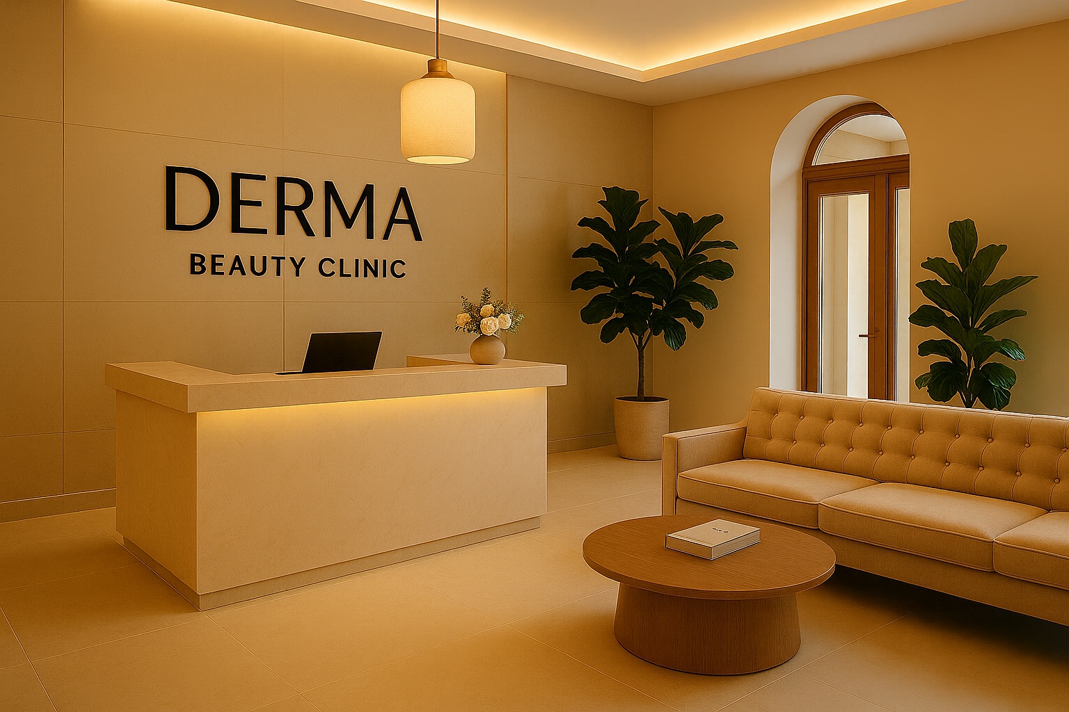 Modern skönhetsklinik Derma Beauty Clinic på Östermalm